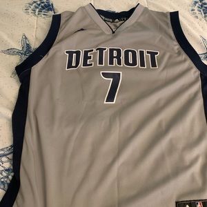 Nba youth large Detroit pistons Brandon Jennings jersey